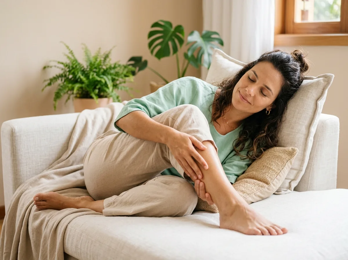 Pernas cansadas ou pesadas no fim do dia